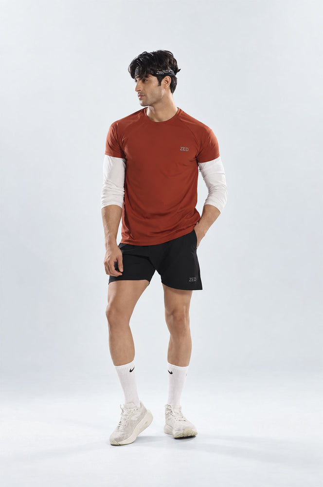 Rust COURTFLOW™ Anti-Odor Active Tee