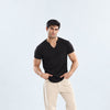 Black Bordeaux V-Neck T-shirt