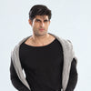 Black Full Sleeves Boat Neck
