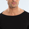 Black Full Sleeves Boat Neck