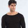Black Full Sleeves Boat Neck