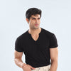 Black Bordeaux V-Neck T-shirt