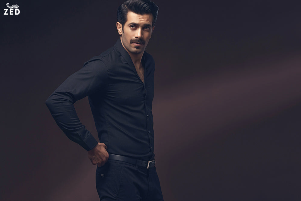 shawl collar shirt