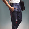 Navy Blue Two Buttoned Gurkha Trousers