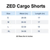 Khaki Sweat Shorts With Cargo Pockets
