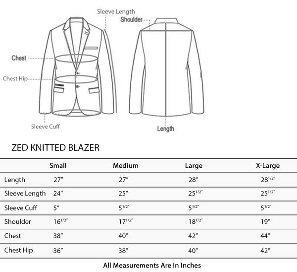 Black Knitted Blazer