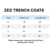 Navy Blue Twill Trench Coat