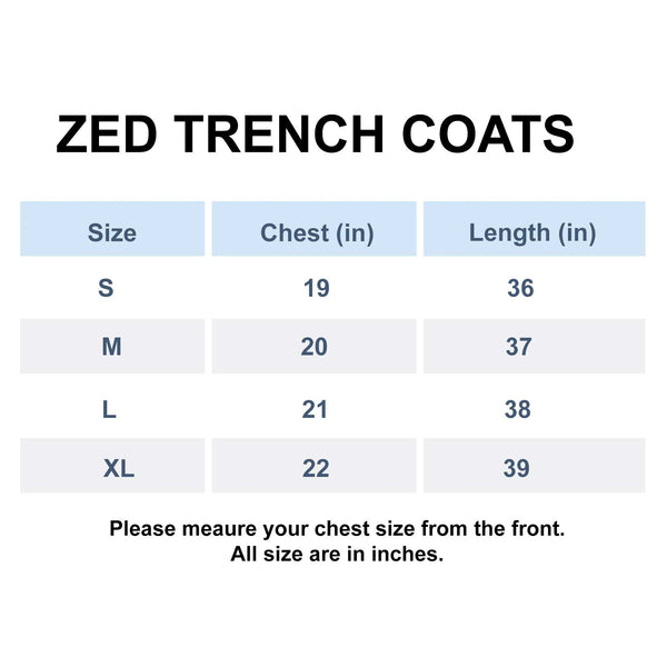 Beige Twill Trench Coat
